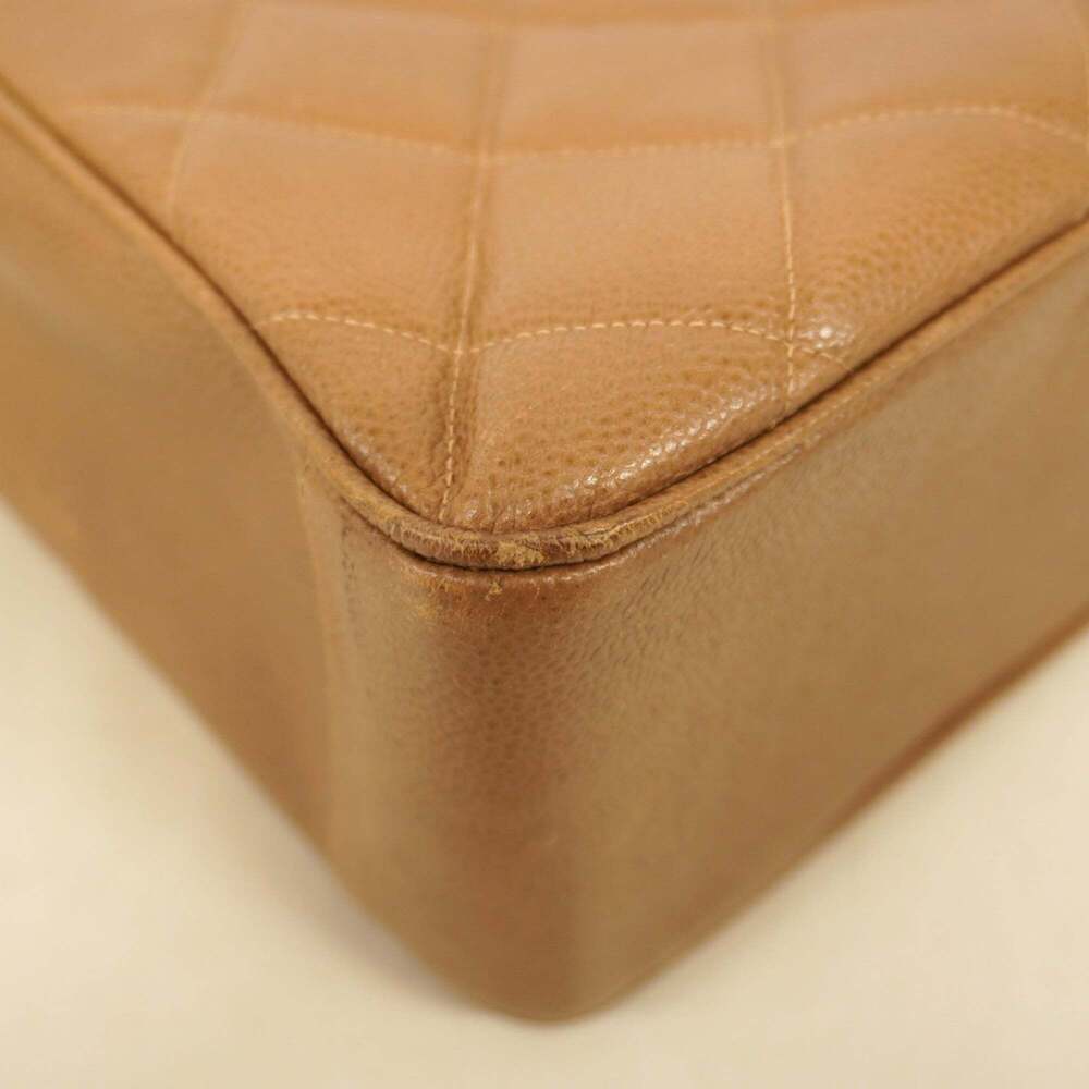 CHANEL Brown Caviar Leather Tote Bag - Picture 7 of 14